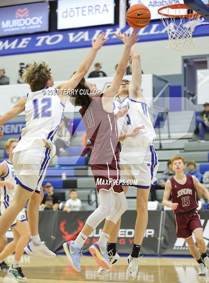 Thumbnail 2 in Jordan vs. Pleasant Grove (5 for the Fight National Hoopfest) photogallery.