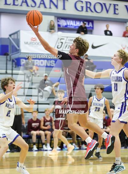 Thumbnail 1 in Jordan vs. Pleasant Grove (5 for the Fight National Hoopfest) photogallery.