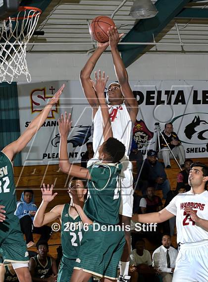Thumbnail 2 in West Campus vs. St. Patrick-St. Vincent (Adidas Challenge) photogallery.