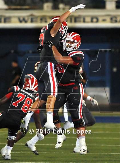 Thumbnail 1 in Mater Dei vs. Bishop Amat photogallery.