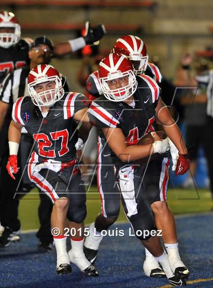 Thumbnail 1 in Mater Dei vs. Bishop Amat photogallery.