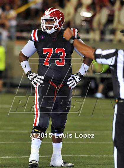 Thumbnail 3 in Mater Dei vs. Bishop Amat photogallery.