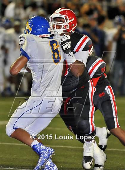 Thumbnail 2 in Mater Dei vs. Bishop Amat photogallery.