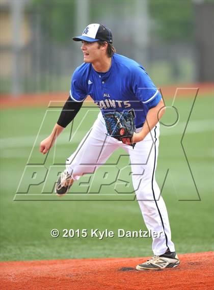 Thumbnail 3 in Fort Worth Christian vs All Saints (TAPPS 4A Regional) photogallery.