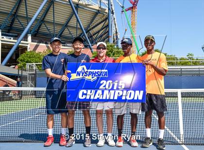 Thumbnail 3 in NYSPHSAA Tennis Championships (Day 3) photogallery.