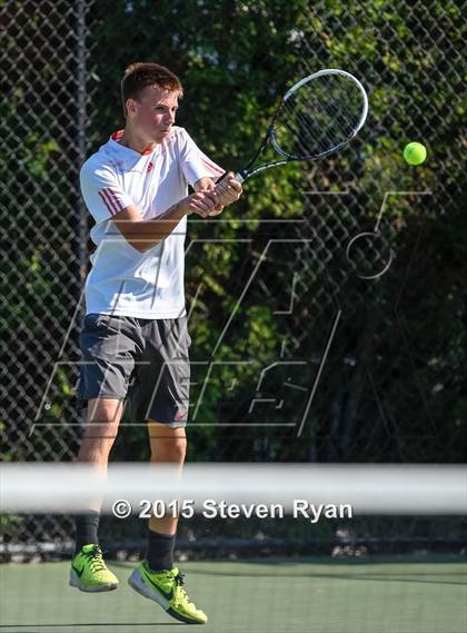 Thumbnail 1 in NYSPHSAA Tennis Championships (Day 3) photogallery.