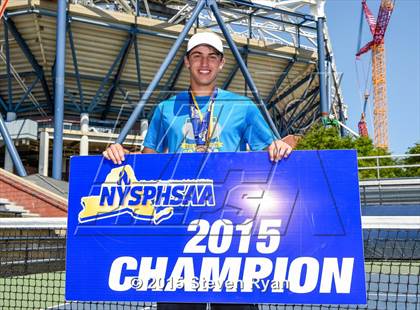 Thumbnail 1 in NYSPHSAA Tennis Championships (Day 3) photogallery.