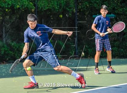 Thumbnail 1 in NYSPHSAA Tennis Championships (Day 3) photogallery.