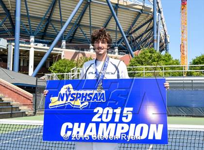 Thumbnail 1 in NYSPHSAA Tennis Championships (Day 3) photogallery.