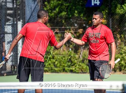 Thumbnail 1 in NYSPHSAA Tennis Championships (Day 3) photogallery.