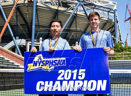 Thumbnail 3 in NYSPHSAA Tennis Championships (Day 3) photogallery.