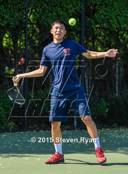 Thumbnail 3 in NYSPHSAA Tennis Championships (Day 3) photogallery.