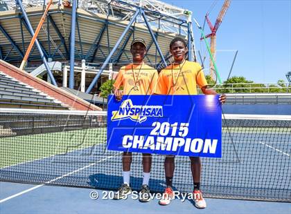 Thumbnail 1 in NYSPHSAA Tennis Championships (Day 3) photogallery.