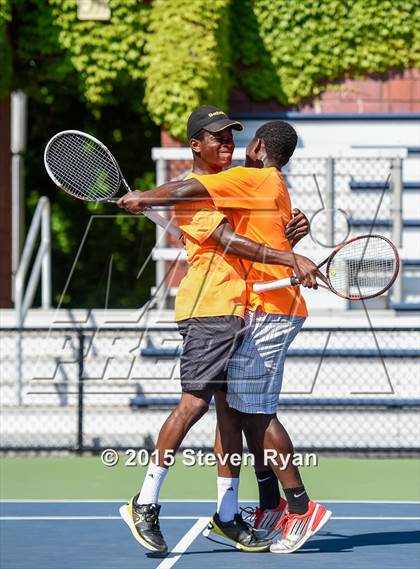 Thumbnail 1 in NYSPHSAA Tennis Championships (Day 3) photogallery.