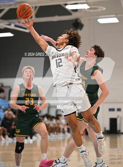 Thumbnail 2 in San Ramon Valley vs. Salesian College Preparatory (CIF NCS Open Semifinal) photogallery.
