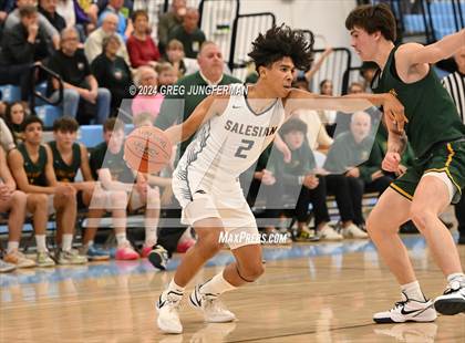 Thumbnail 3 in San Ramon Valley vs. Salesian College Preparatory (CIF NCS Open Semifinal) photogallery.