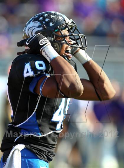 Thumbnail 3 in Plano West vs. Lufkin (UIL 5A Division 2 Regional Playoff) photogallery.
