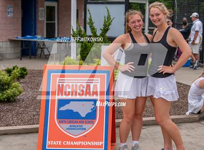 Thumbnail 1 in NCHSAA 3A Girls Tennis Championships (Doubles) photogallery.