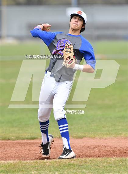 Thumbnail 2 in McKinney Christian Academy vs Calvary Christian Academy (Dallas Lutheran Wood Bat Classic) photogallery.