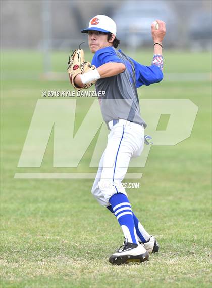 Thumbnail 1 in McKinney Christian Academy vs Calvary Christian Academy (Dallas Lutheran Wood Bat Classic) photogallery.