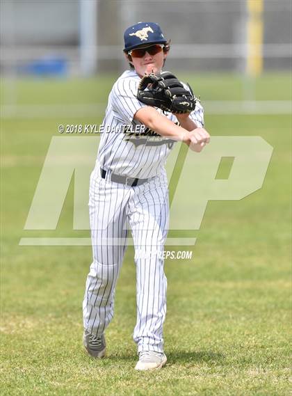 Thumbnail 1 in McKinney Christian Academy vs Calvary Christian Academy (Dallas Lutheran Wood Bat Classic) photogallery.