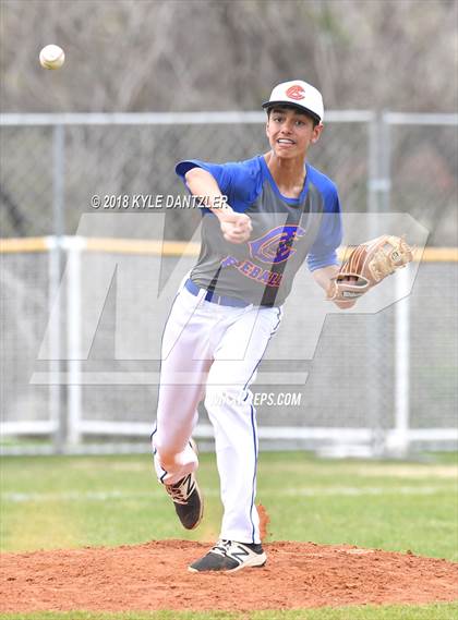 Thumbnail 3 in McKinney Christian Academy vs Calvary Christian Academy (Dallas Lutheran Wood Bat Classic) photogallery.