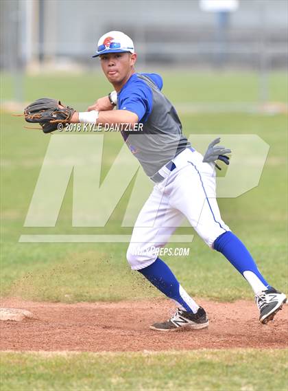 Thumbnail 2 in McKinney Christian Academy vs Calvary Christian Academy (Dallas Lutheran Wood Bat Classic) photogallery.