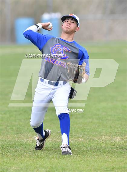 Thumbnail 1 in McKinney Christian Academy vs Calvary Christian Academy (Dallas Lutheran Wood Bat Classic) photogallery.