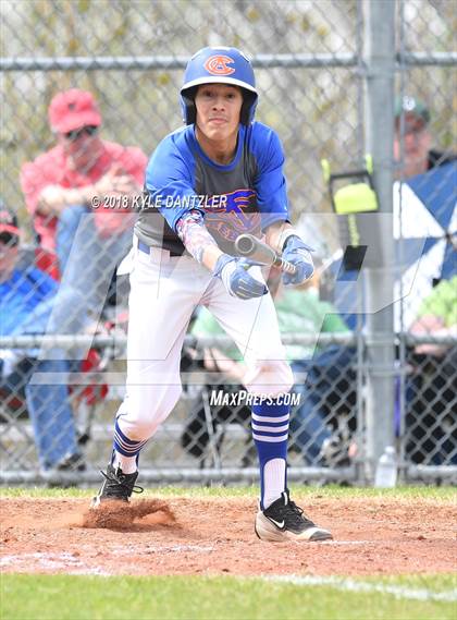 Thumbnail 1 in McKinney Christian Academy vs Calvary Christian Academy (Dallas Lutheran Wood Bat Classic) photogallery.