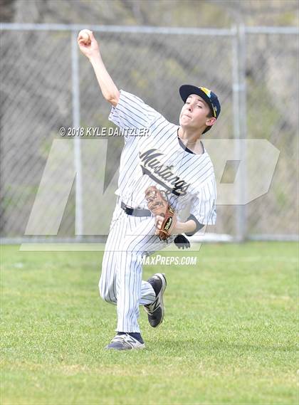 Thumbnail 3 in McKinney Christian Academy vs Calvary Christian Academy (Dallas Lutheran Wood Bat Classic) photogallery.