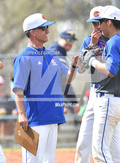 Thumbnail 1 in McKinney Christian Academy vs Calvary Christian Academy (Dallas Lutheran Wood Bat Classic) photogallery.