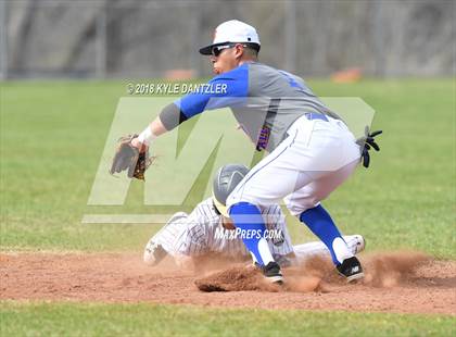 Thumbnail 1 in McKinney Christian Academy vs Calvary Christian Academy (Dallas Lutheran Wood Bat Classic) photogallery.