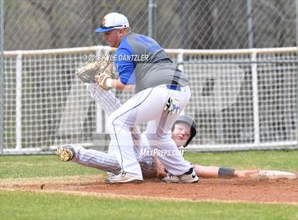 Thumbnail 2 in McKinney Christian Academy vs Calvary Christian Academy (Dallas Lutheran Wood Bat Classic) photogallery.