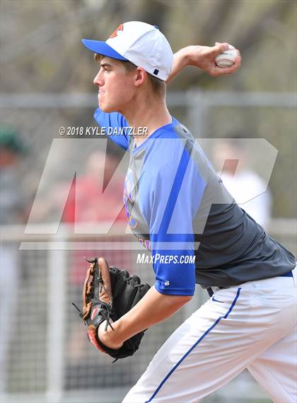 Thumbnail 2 in McKinney Christian Academy vs Calvary Christian Academy (Dallas Lutheran Wood Bat Classic) photogallery.