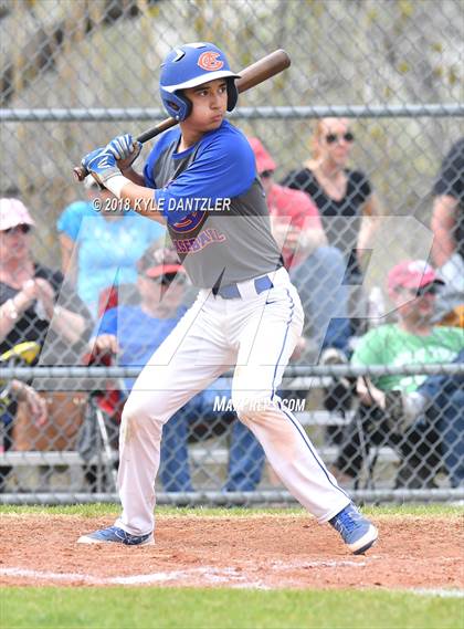 Thumbnail 1 in McKinney Christian Academy vs Calvary Christian Academy (Dallas Lutheran Wood Bat Classic) photogallery.