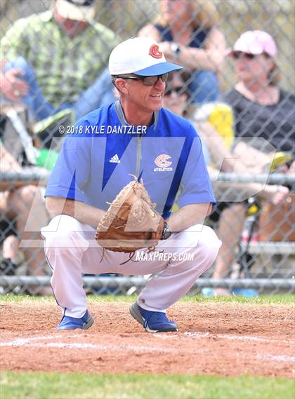 Thumbnail 1 in McKinney Christian Academy vs Calvary Christian Academy (Dallas Lutheran Wood Bat Classic) photogallery.