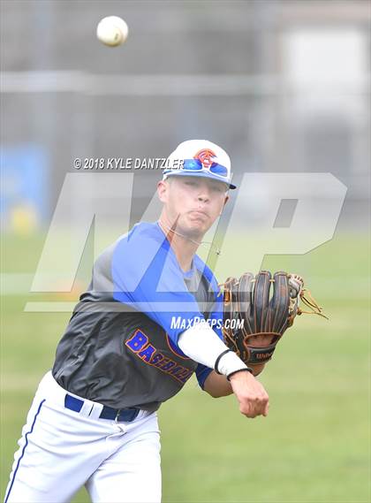 Thumbnail 1 in McKinney Christian Academy vs Calvary Christian Academy (Dallas Lutheran Wood Bat Classic) photogallery.
