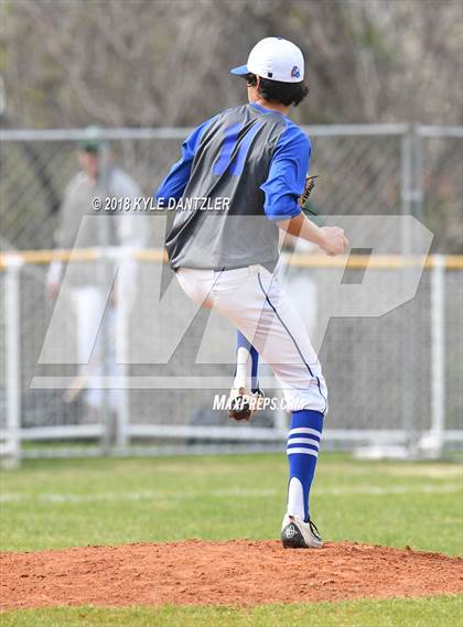 Thumbnail 1 in McKinney Christian Academy vs Calvary Christian Academy (Dallas Lutheran Wood Bat Classic) photogallery.