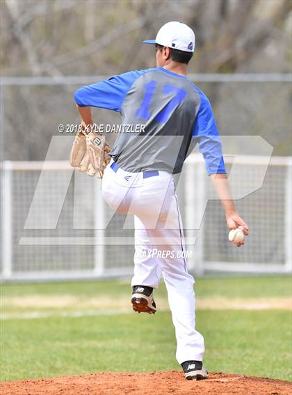 Thumbnail 2 in McKinney Christian Academy vs Calvary Christian Academy (Dallas Lutheran Wood Bat Classic) photogallery.