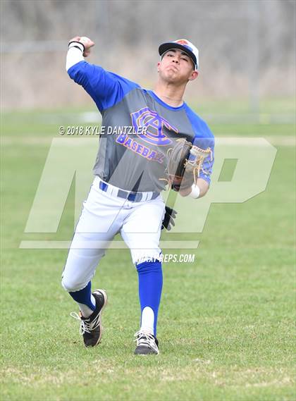Thumbnail 3 in McKinney Christian Academy vs Calvary Christian Academy (Dallas Lutheran Wood Bat Classic) photogallery.