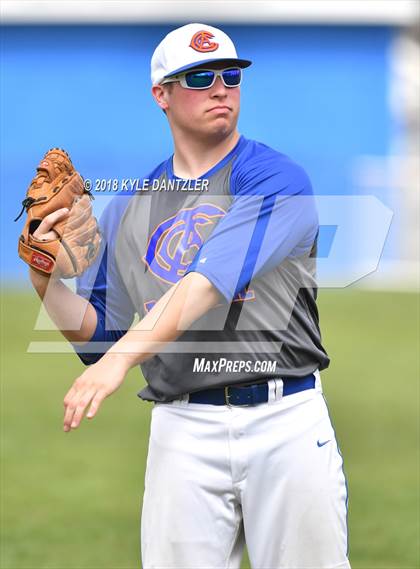 Thumbnail 1 in McKinney Christian Academy vs Calvary Christian Academy (Dallas Lutheran Wood Bat Classic) photogallery.