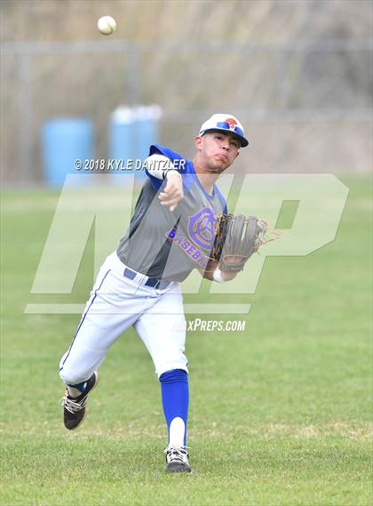 Thumbnail 2 in McKinney Christian Academy vs Calvary Christian Academy (Dallas Lutheran Wood Bat Classic) photogallery.
