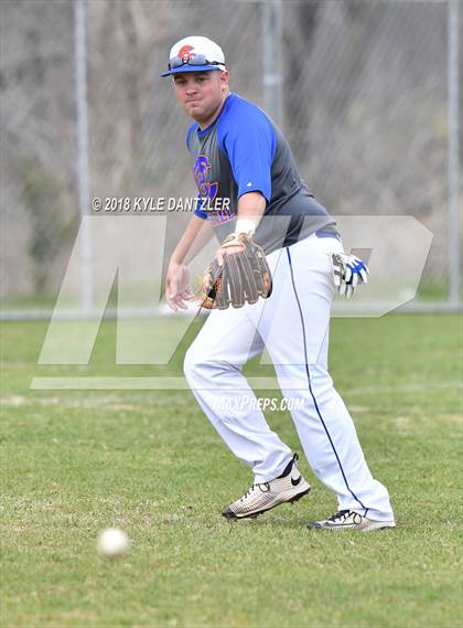 Thumbnail 1 in McKinney Christian Academy vs Calvary Christian Academy (Dallas Lutheran Wood Bat Classic) photogallery.