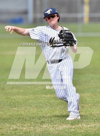 Thumbnail 2 in McKinney Christian Academy vs Calvary Christian Academy (Dallas Lutheran Wood Bat Classic) photogallery.