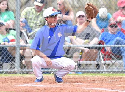 Thumbnail 2 in McKinney Christian Academy vs Calvary Christian Academy (Dallas Lutheran Wood Bat Classic) photogallery.
