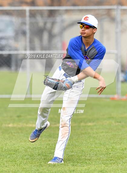 Thumbnail 1 in McKinney Christian Academy vs Calvary Christian Academy (Dallas Lutheran Wood Bat Classic) photogallery.