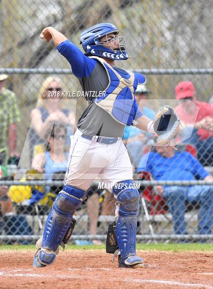 Thumbnail 1 in McKinney Christian Academy vs Calvary Christian Academy (Dallas Lutheran Wood Bat Classic) photogallery.