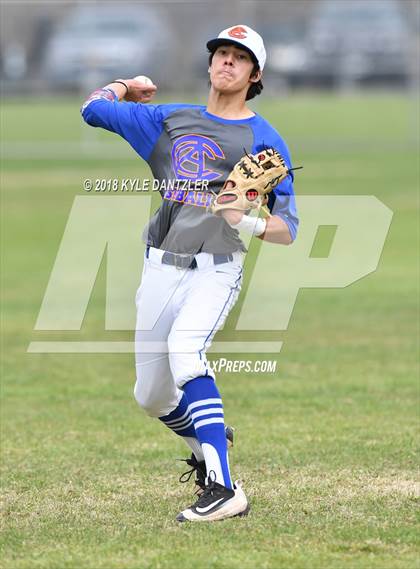 Thumbnail 2 in McKinney Christian Academy vs Calvary Christian Academy (Dallas Lutheran Wood Bat Classic) photogallery.