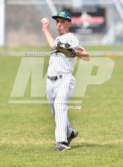 Thumbnail 2 in McKinney Christian Academy vs Calvary Christian Academy (Dallas Lutheran Wood Bat Classic) photogallery.