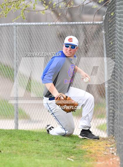 Thumbnail 2 in McKinney Christian Academy vs Calvary Christian Academy (Dallas Lutheran Wood Bat Classic) photogallery.